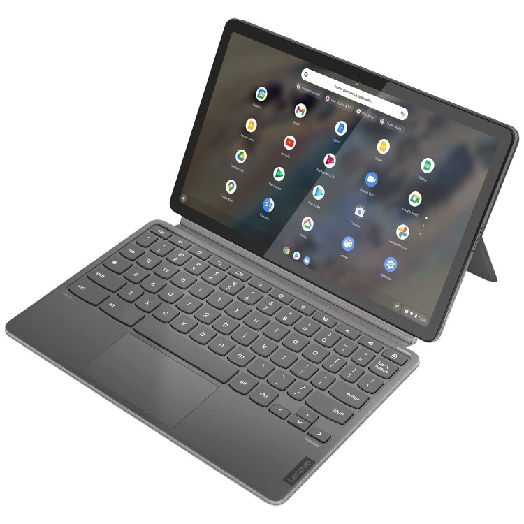 Refurbished Lenovo IdeaPad Duet Qualcomm Snapdragon 7c 8GB 128GB 11 Inch Convertible Chromebook - Grey