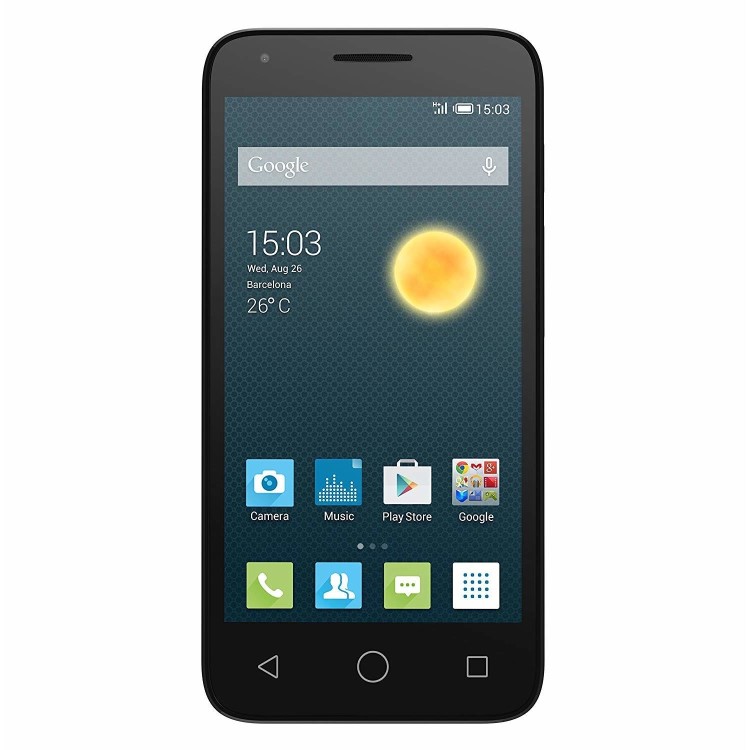 Grade A Alcatel Pixi 3 3.5 Black 3.5" 4GB 3G Unlocked & SIM Free