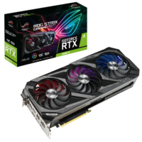 Box Opened ASUS ROG Strix NVIDIA GeForce RTX 3060 TI V2 OC Edition 8GB GDDR6 Gaming Graphics Card