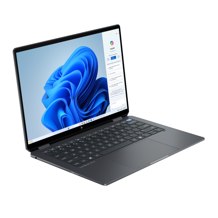 Refurbished HP OmniBook Ultra Flip 14-fh0500na Copilot+ PC Intel Core Ultra 7 258V 32GB RAM 2TB SSD 14 Inch Windows 11 Home Touchscreen Convertible Laptop - Grey