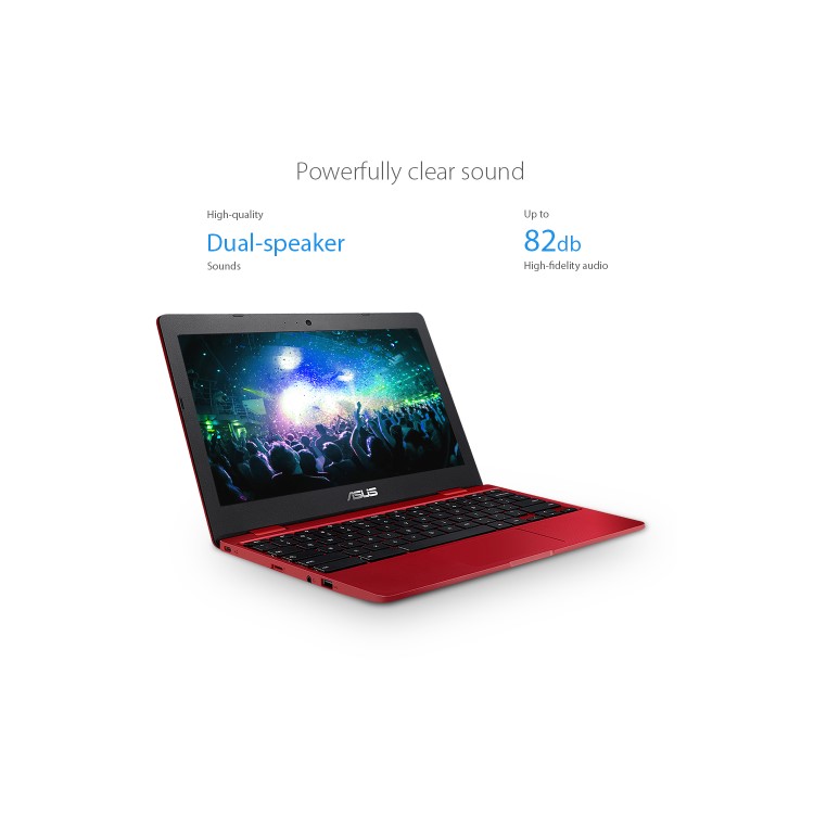 Asus C223NA Intel Celeron N3350 4GB 32GB eMMC 11.6 Inch Chrome OS Chromebook - Red