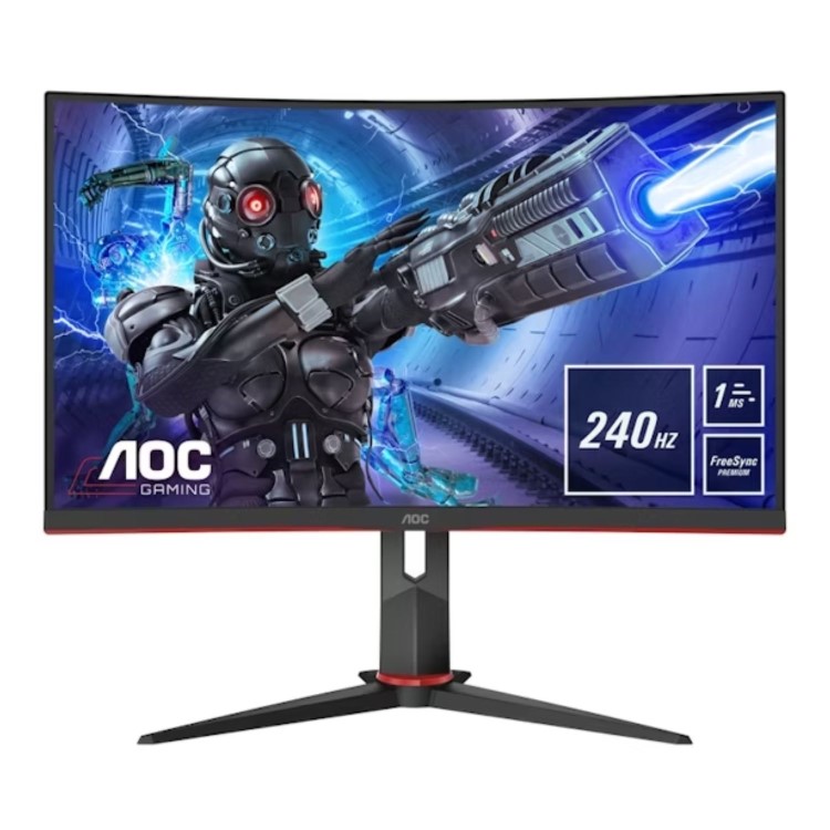 Refurbished AOC C32G2ZE 32" VA Full HD 240Hz 1ms FreeSync Curved Gaming Monitor