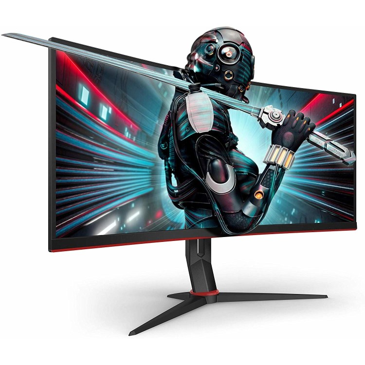 GRADE A2 - AOC CU34G2X 34" UWQHD 1ms 144Hz Curved Gaming Monitor