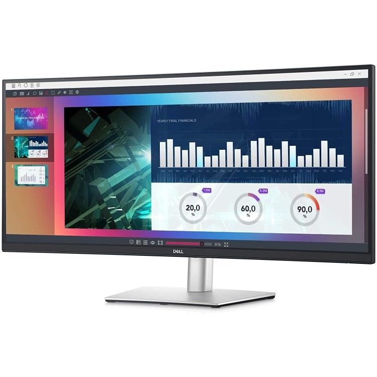 Refurbished Dell P3421W 34" IPS WQHD USB-C Curved Monitor