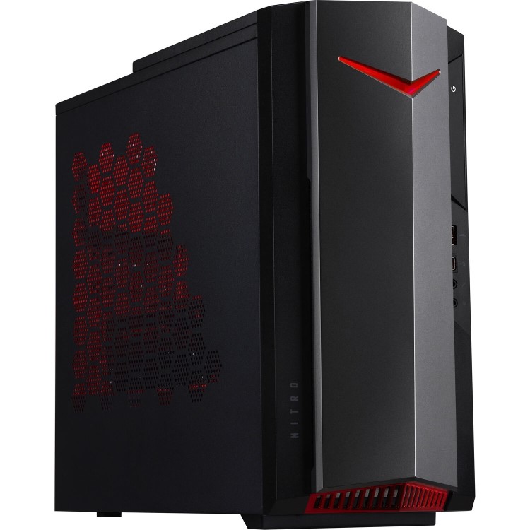 Refurbished Acer Nitro N50-610 Core i7-10700 8GB 1TB & 512GB GTX 1660 Windows 10 Gaming Desktop