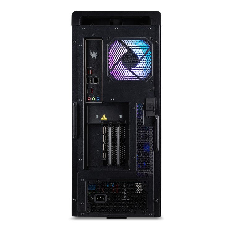 Refurbished Acer Predator PO3-650 Core i7-13700F 16GB 1TB & 1TB SSD RTX 3060Ti Windows 11 Gaming Desktop - Black