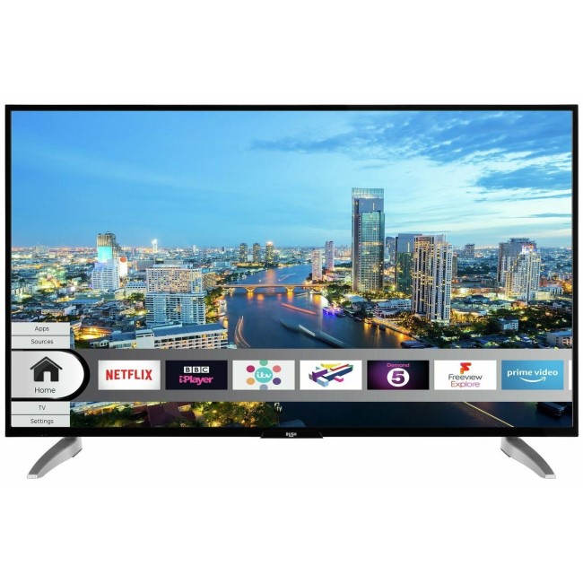Refurbished Bush 49" 4K Ultra HD with HDR LED Freeview Play Smart TV without Stand