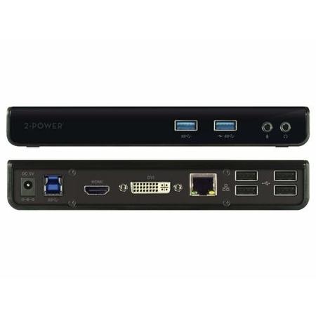 Box Opened 2-Power USB 3.0 Dual Display Docking Station