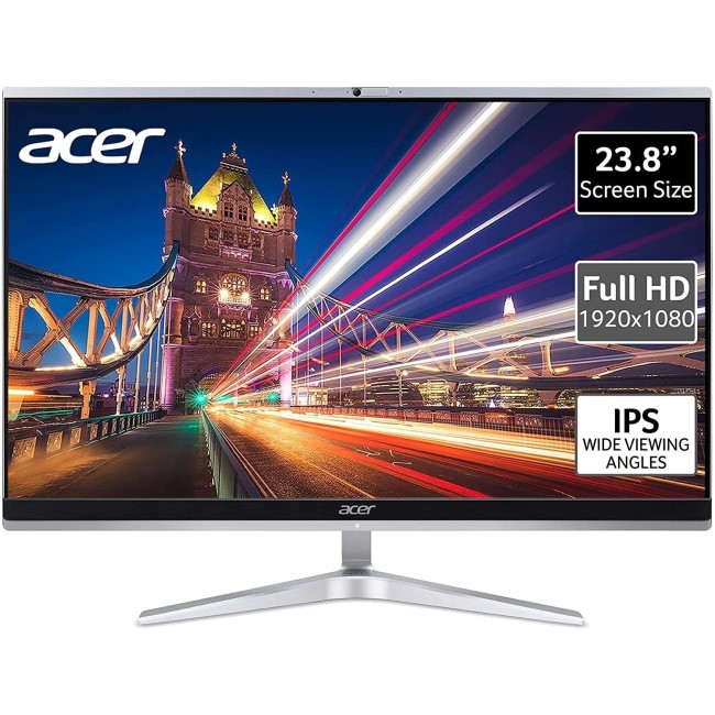 Refurbished Acer Aspire C24-1651 Core i5-1135G7 8GB 1TB & 256GB MX450 23.8 Inch Windows 11 All in One