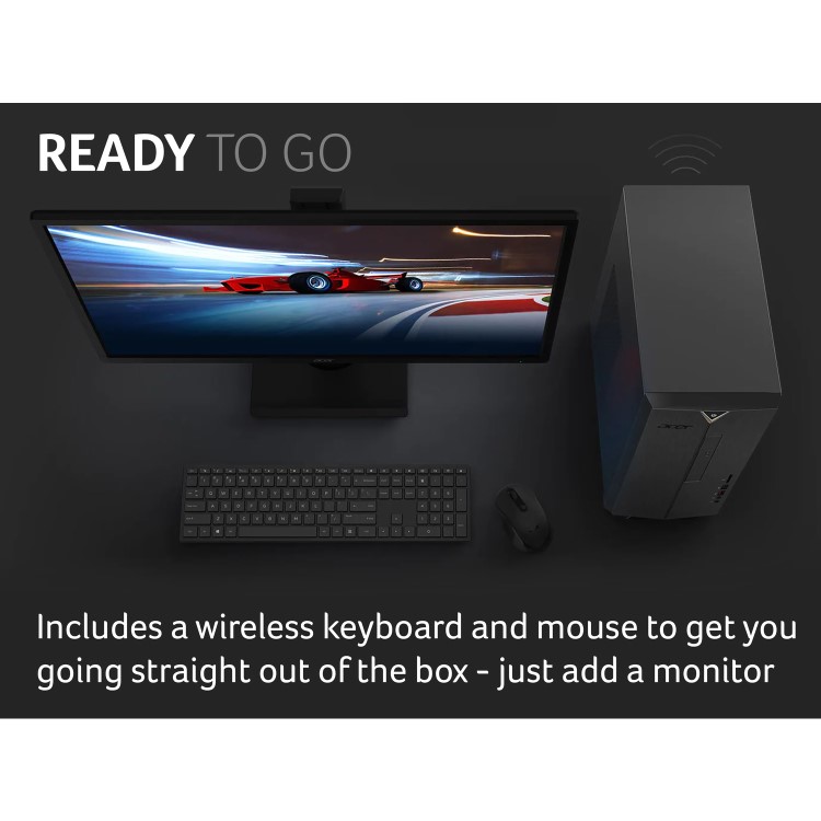 Acer TC-1660 Core i3-10105 8GB 2TB HDD Windows 11 Desktop PC