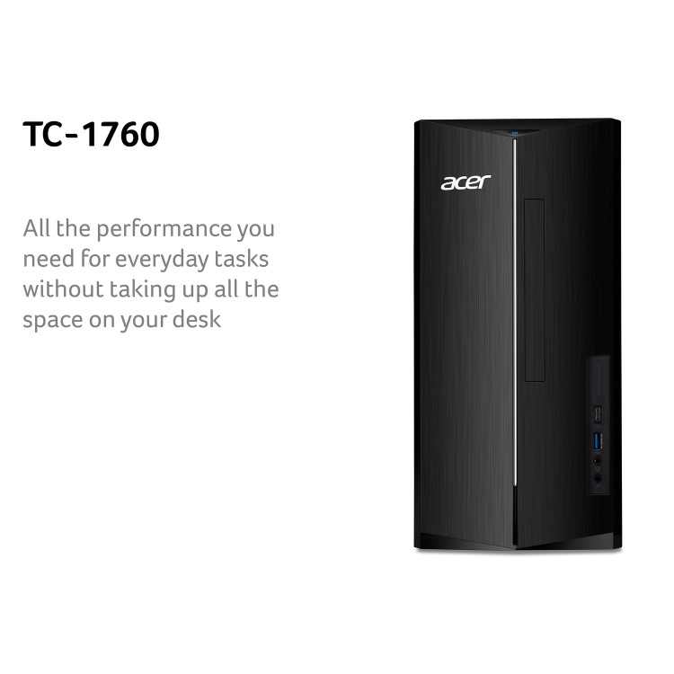 Refurbished Acer Aspire TC-1760 Core i7-12700 8GB 2TB Windows 11 Desktop