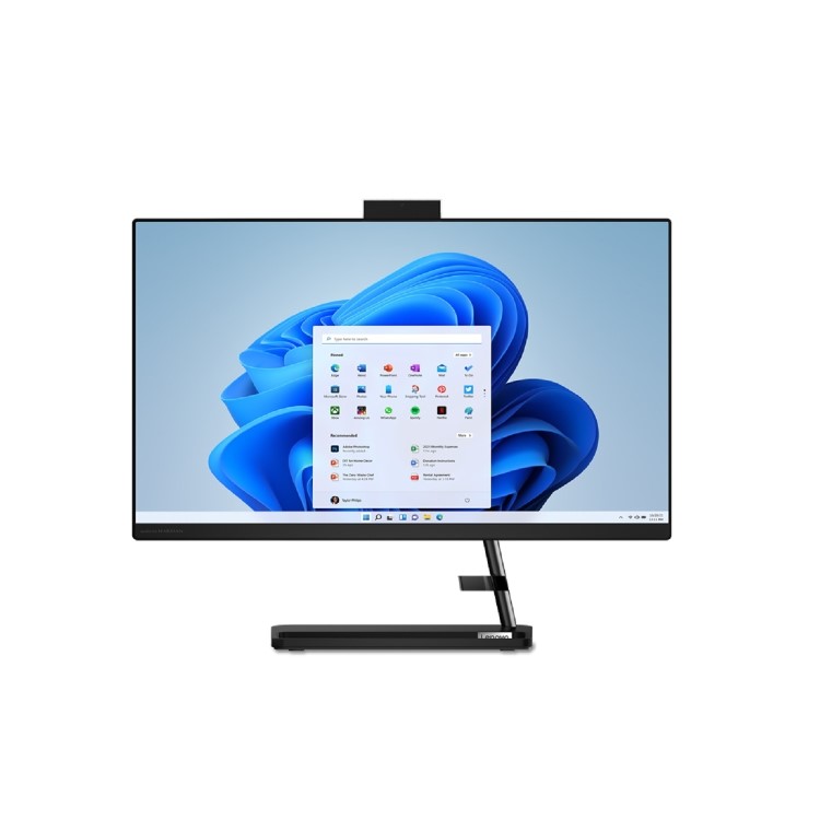Refurbished Lenovo IdeaCentre Intel Pentium 8505 4GB 256GB 23.8 Inch Windows 11 All in One PC