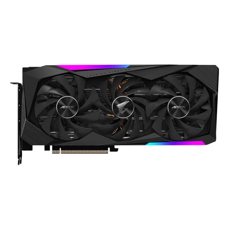 Box Opened Gigabyte AORUS GeForce RTX 3070 MASTER 8GB V2 LHR Graphics Card