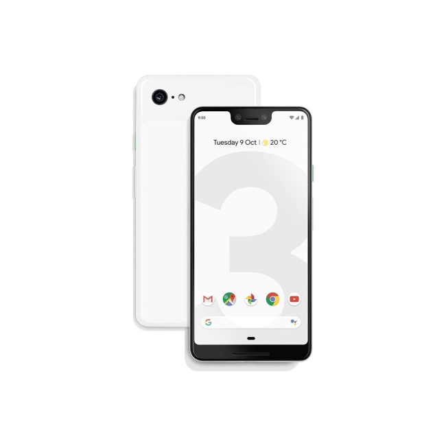 Refurbished Google Pixel 3 XL 64GB 4G SIM Free Smartphone - Clearly White