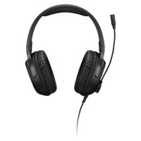 Box Opened Lenovo H110 Double Sided Over-Ear Wired with Microphone Gaming Headset Black
