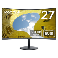 Refurbished Koorui 27" VA Full HD Curved Monitor