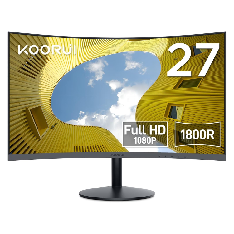 Refurbished Koorui 27" VA Full HD Curved Monitor