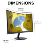Refurbished Koorui 27" VA Full HD Curved Monitor