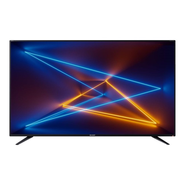Refurbished Sharp 55" 4K Ultra HD with HDR LED Freeview HD Smart TV