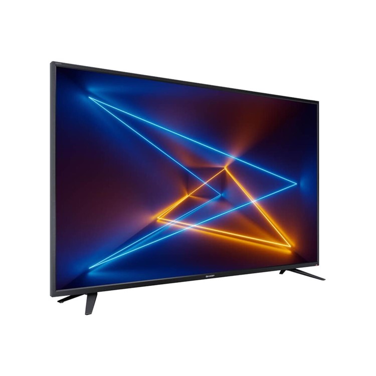 Refurbished Sharp 55" 4K Ultra HD with HDR LED Freeview HD Smart TV