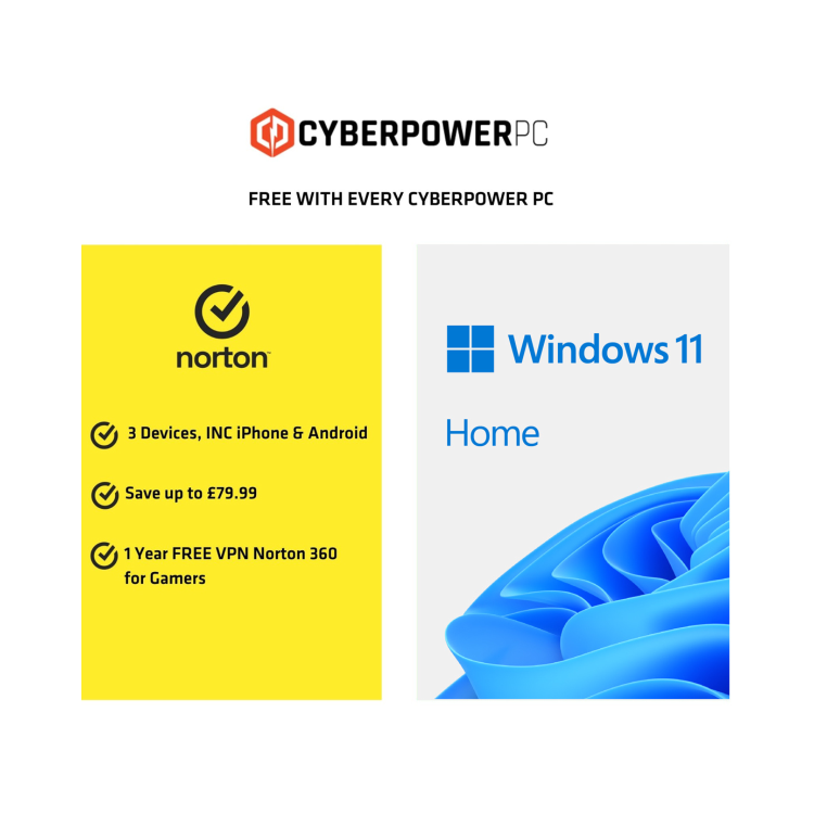 CyberPowerPC Intel Core i7-14700KF 32GB RAM 2TB SSD RTX 5070 Windows 11 Gaming PC