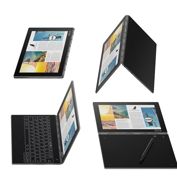 Refurbished Lenovo Yoga Book 10.1" Intel Atom X5-Z8550 4GB 64GB Android 6.0  Touchscreen Convertible Laptop