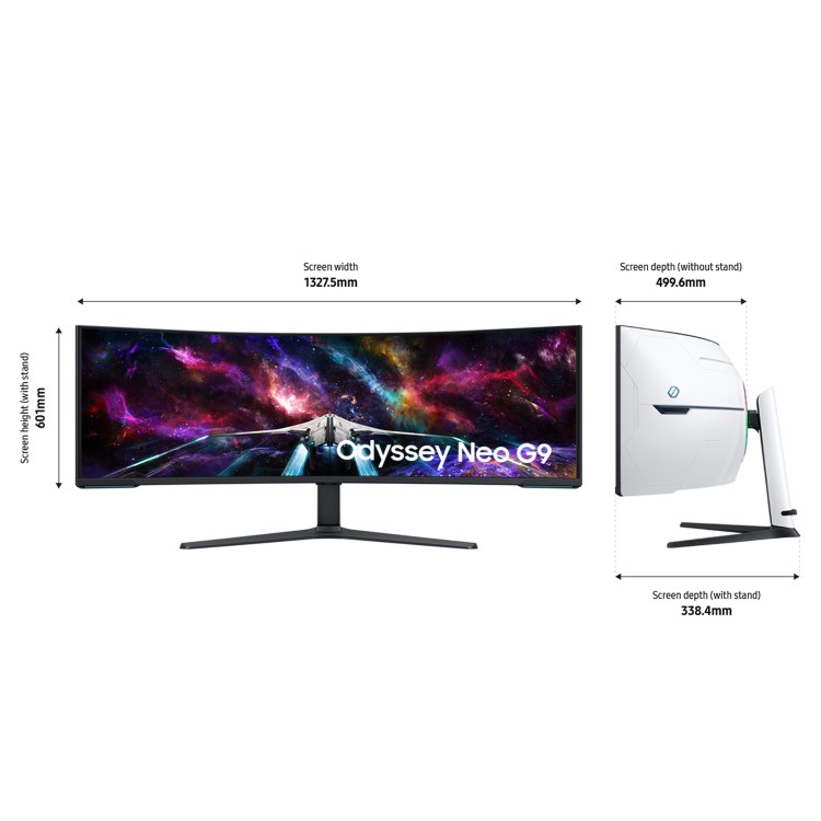 Samsung Odyssey Neo G9 G95NC 57" VA Dual UHD 240Hz 1ms Curved Gaming Monitor