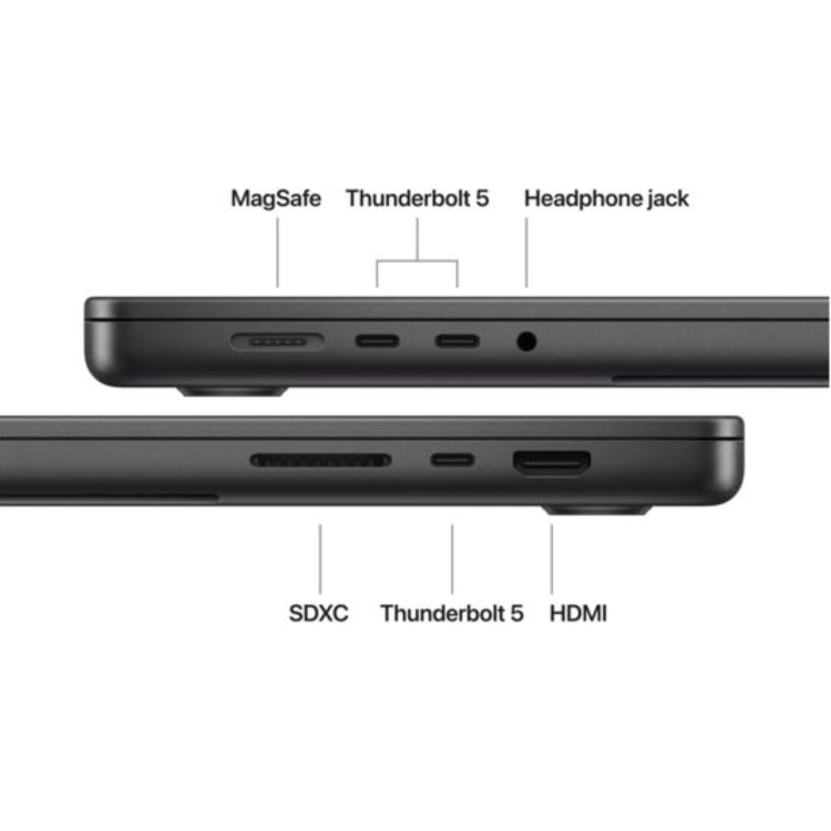 Refurbished Apple MacBook Pro 16 Inch M5 Pro 24GB RAM 1TB SSD 2026 - Space Black