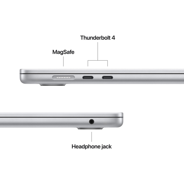 Apple MacBook Air 15 Inch M4 16GB RAM 256GB SSD 2025 - Silver