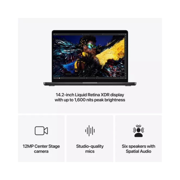 Apple MacBook Pro 14.2 Inch M4 Pro 24GB RAM 1TB SSD - Space Black