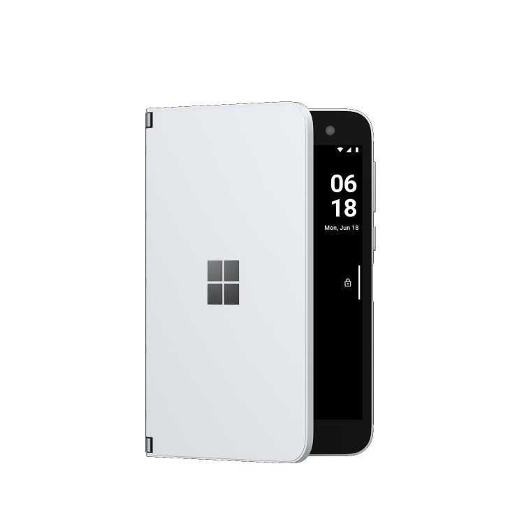 Refurbished Microsoft Surface Duo 8.1" Glacier White 128GB Wi-Fi & Cellular Tablet