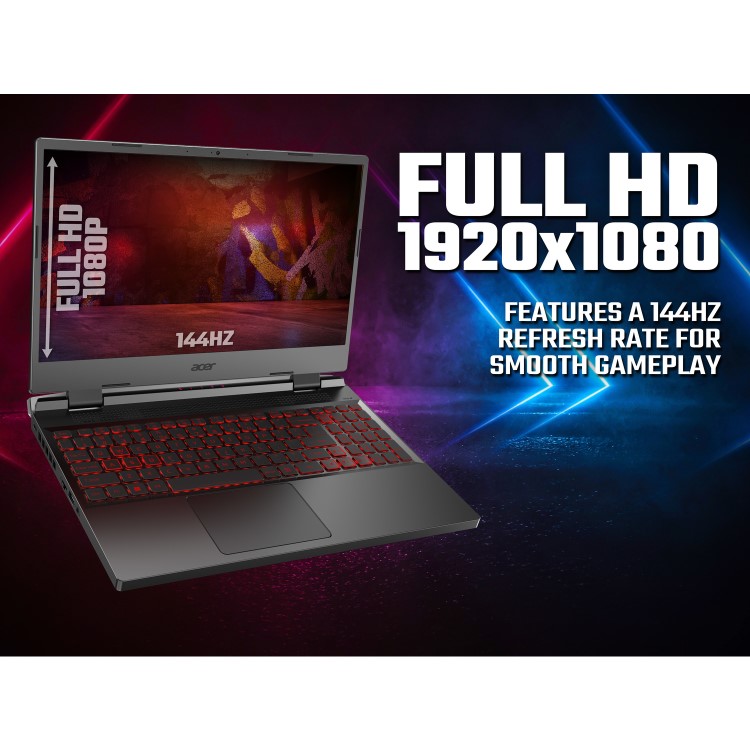 Acer Nitro 5 AN515-58 Intel Core i5 16GB 512GB RTX 4050 144 Hz FHD 15.6 Inch Windows 11 Gaming Laptop