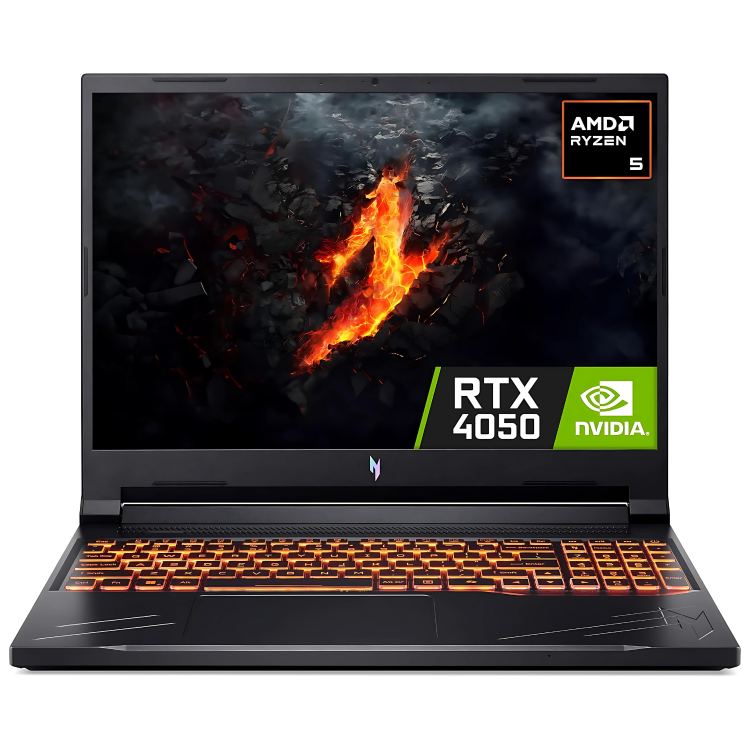 Refurbished Acer Nitro V 16 ANV16-41 AMD Ryzen 5 16GB RAM 512GB SSD RTX 4050 16 Inch 165Hz Windows 11 Gaming Laptop