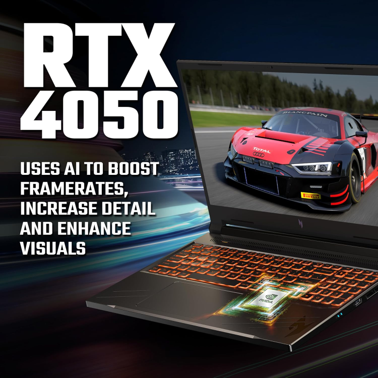 Refurbished Acer Nitro V 16 ANV16-41 AMD Ryzen 5 16GB RAM 512GB SSD RTX 4050 16 Inch 165Hz Windows 11 Gaming Laptop