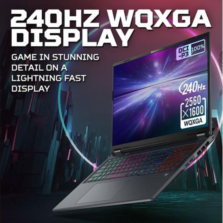 Refurbished Acer Predator Helios Neo 18 AI Intel Core Ultra 9 275HX 64GB RAM 2TB SSD 18 Inch GeForce RTX 5070 Ti Windows 11 Gaming Laptop