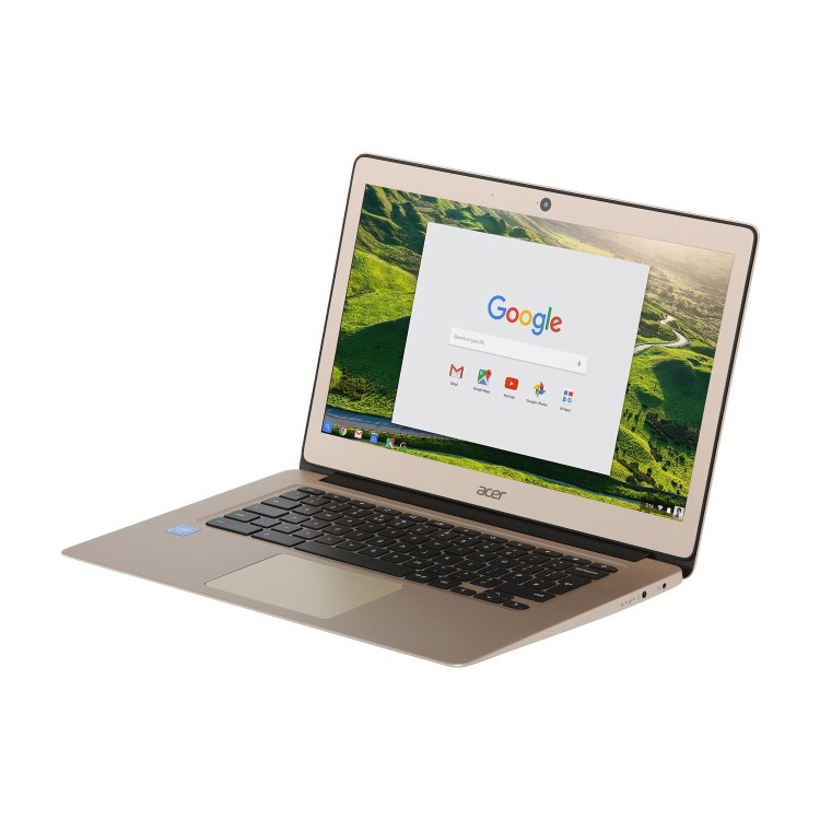 Refurbished Acer 14 CB3-431 Intel Celeron N3060 2GB 32GB 14 Inch Chromebook in Gold