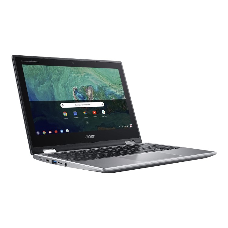 Refurbished Acer Spin 11 Intel Celeron N3450 4GB 32GB 11.6 Inch Convertible Chromebook in Silver