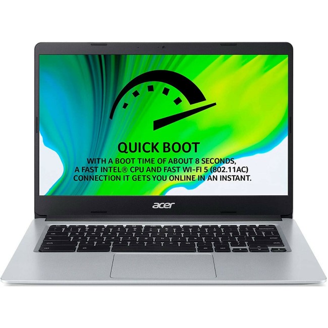 Refurbished Acer 314 Intel Celeron N4000 4GB 64GB 14 Inch Touchscreen Chromebook
