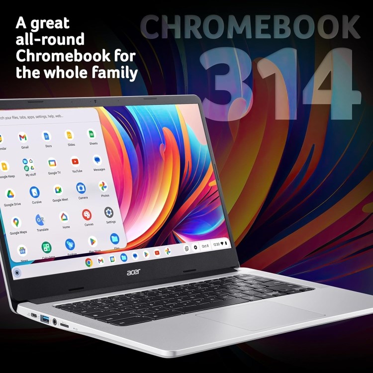 Refurbished Acer 314 Intel Celeron 4GB RAM 64GB eMMC 14 Inch Chromebook