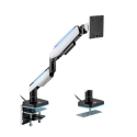 A1/OEM-P-GAMINGSINGLE Box Opened electriQ Premium Gaming Single Monitor Arm with RGB