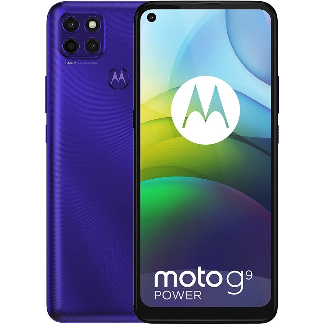 Refurbished Motorola Moto G9 Power Electric Violet 6.8" 128GB 4G Unlocked & SIM Free