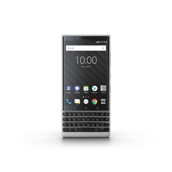 Grade A BlackBerry KEY2 Silver 4.5" 64GB 4G Unlocked & SIM Free