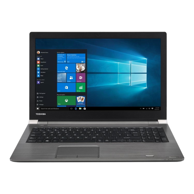 Refurbished Toshiba Tecra A50-C-218 Core i7-6500U 16GB 256GB 15.6 Inch Windows 10 Laptop 
