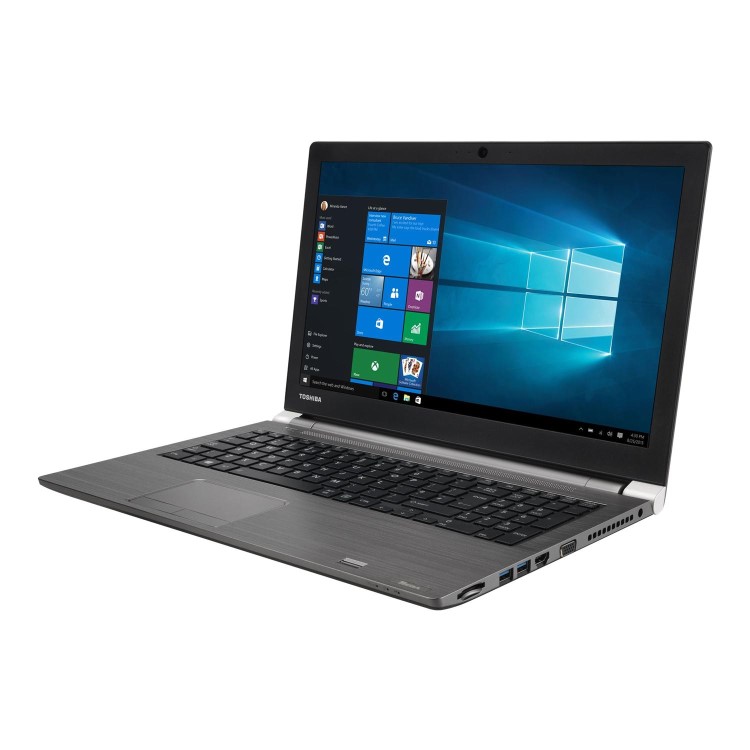 Refurbished Toshiba Tecra A50-C-218 Core i7-6500U 16GB 256GB 15.6 Inch Windows 10 Laptop 