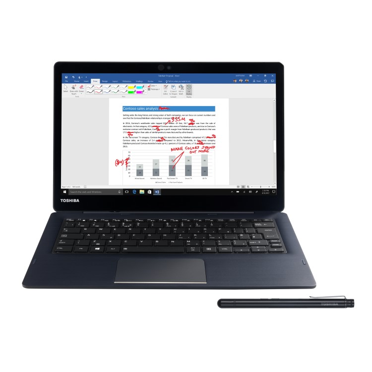 Toshiba Dynabook X30T-E-13H Core i7-8550U 1TB 13.3 Inch Full HD Windows 10 Pro Laptop