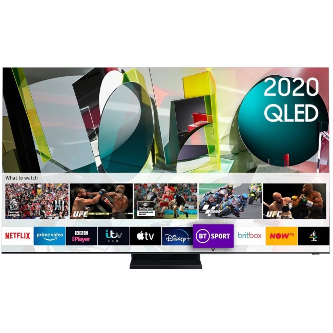 Refurbished Samsung 65" 8K with Quantum HDR 4000 Twin Freesat HD QLED Smart TV