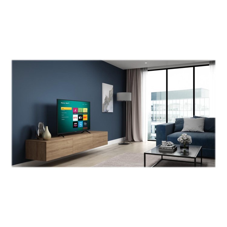Refurbished Hisense Roku 43" 4K Ultra HD with HDR LED Freeview Play Smart TV without Stand