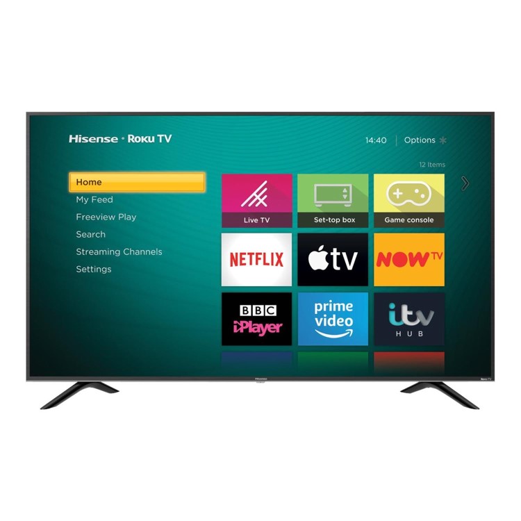 Refurbished Hisense 55" 4K Ultra HD with HDR LED Freeview Smart TV without Stand