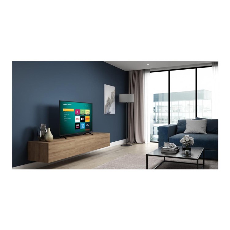Refurbished Hisense 55" 4K Ultra HD with HDR LED Freeview Smart TV without Stand