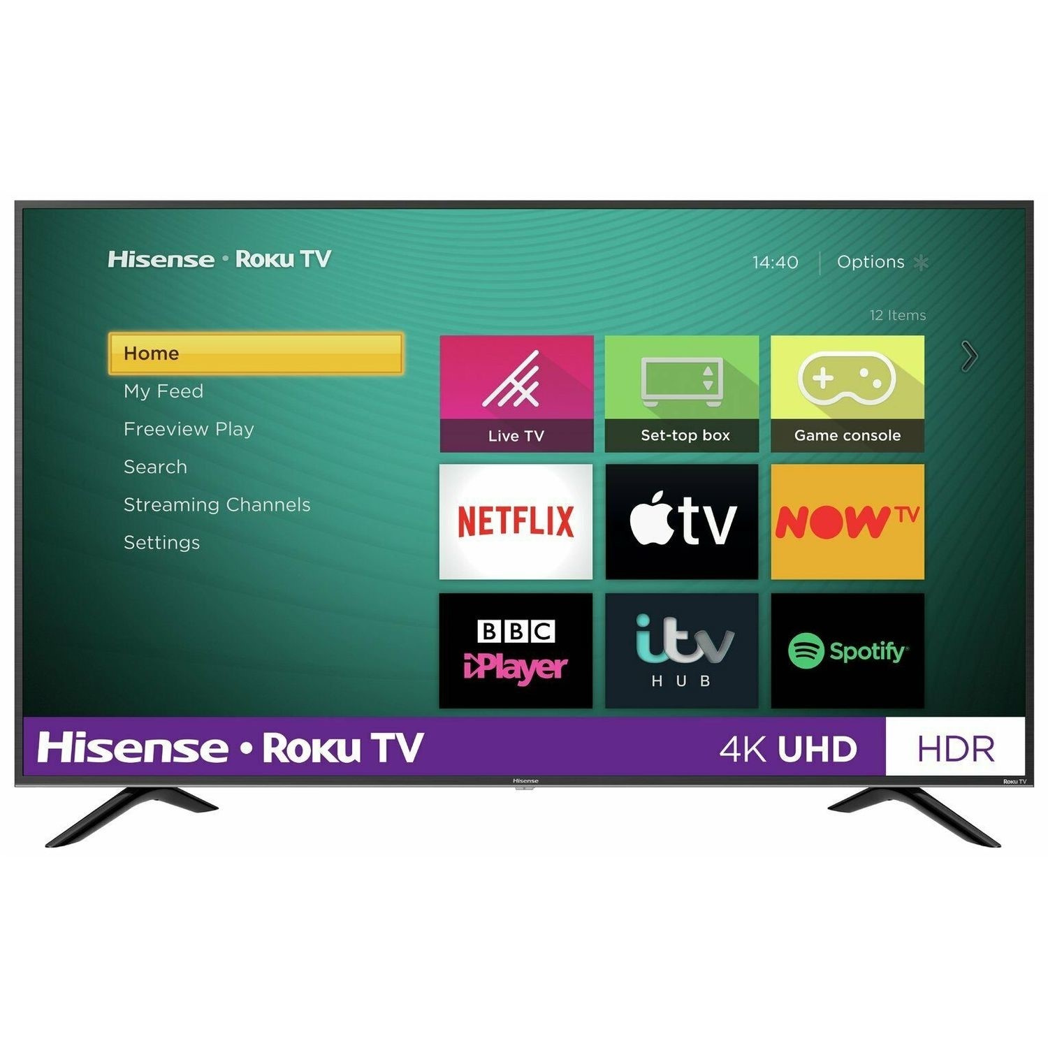 Hisense Roku TV 65 Inch R65B7120UK 4K Smart LED TV with HDR